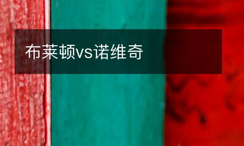 布萊頓vs諾維奇