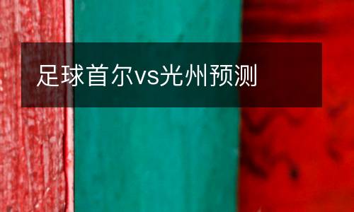 足球首爾vs光州預(yù)測(cè)