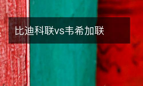 比迪科聯(lián)vs韋希加聯(lián)