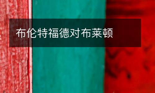 布倫特福德對布萊頓